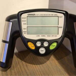 OMRON Silver and Black Fat Loss Monitor